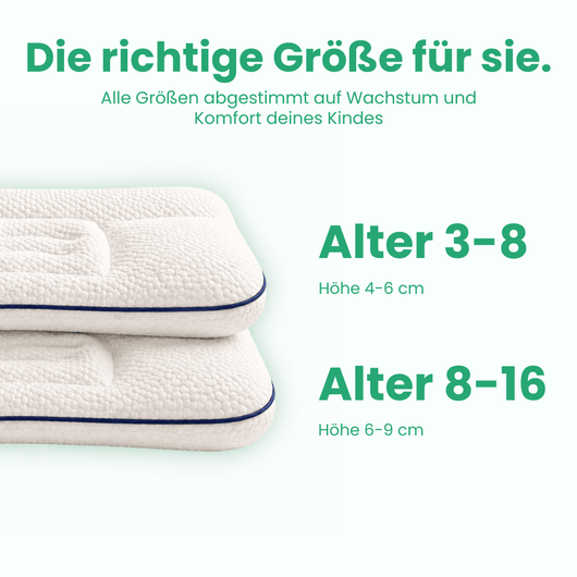 LumaFix – Ergonomisches Kinderkissen für gesunden Schlaf